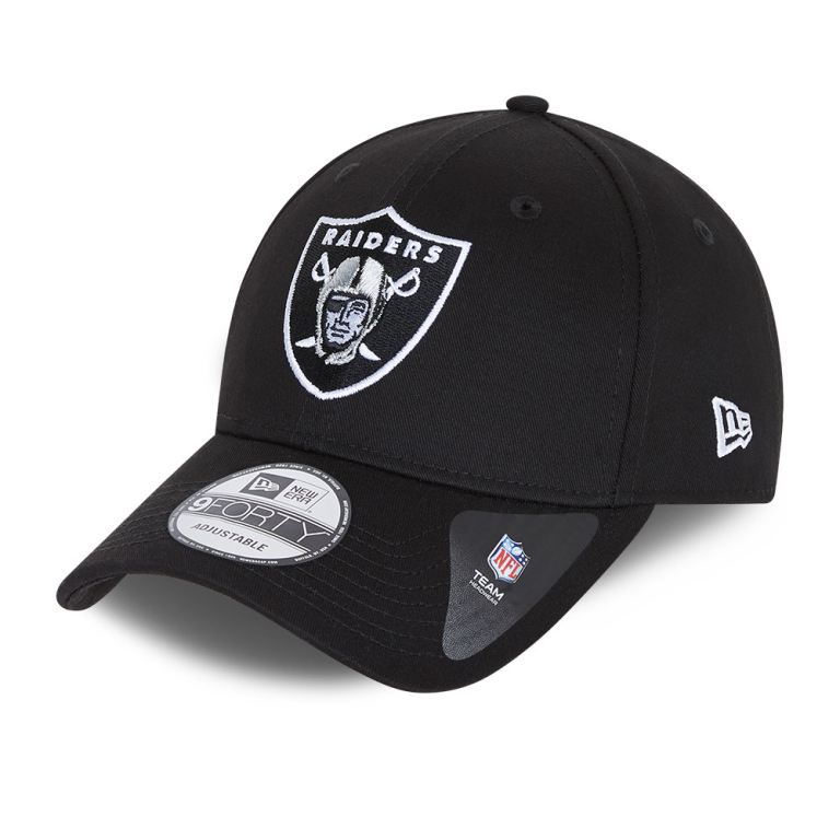 Gorras New Era 9forty Negros - Las Vegas Raiders Side Mark 97412PWHB